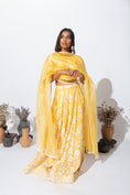 Load image into Gallery viewer, YELLOW WILD FLOWER DUPATTA
