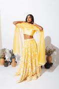 Load image into Gallery viewer, YELLOW WILD FLOWER DUPATTA
